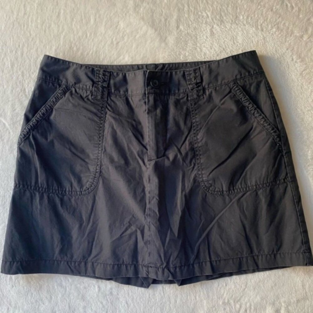 Skirt Skort Black Size 8 Y2K 100% Cotton